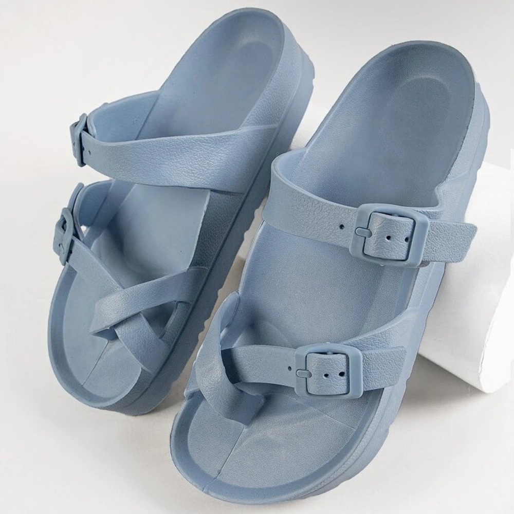 Dual Buckle sandles COMPLETELY NEW NEVER WORN